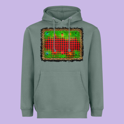 Christmas Lights Background Heavyweight Hoodie Designed By Adodesignshop