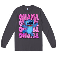 Smoke ohana stitch Long Sleeve Tee - Zillion Design Studio