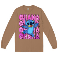 Toasted Coconut ohana stitch Long Sleeve Tee - Zillion Design Studio