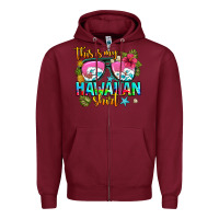 Burgundy this is my hawaiian Zipper Hoodie - AdoDesignShop