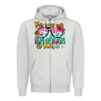 Dove Grey this is my hawaiian Zipper Hoodie - AdoDesignShop
