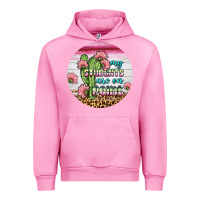 Fuchsia Pink my students are on point round earring Urban Hoodie - BundleAndBundleShop