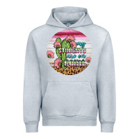 Heather Grey my students are on point round earring Urban Hoodie - BundleAndBundleShop