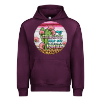 Mauve Wine my students are on point round earring Urban Hoodie - BundleAndBundleShop