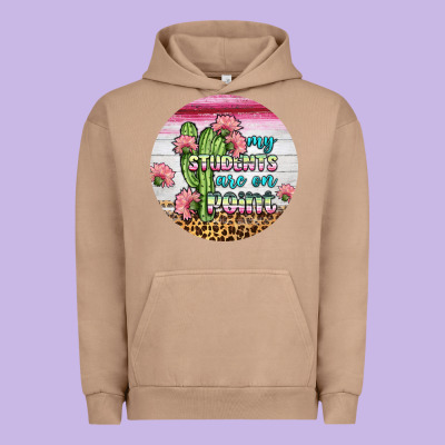My Students Are On Point Round Earring Urban Hoodie Designed By Bundleandbundleshop