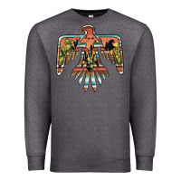 Charcoal Heather desert thunderbird Premium Sweatshirt - BarkalooDesign