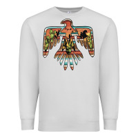 Dove Grey desert thunderbird Premium Sweatshirt - BarkalooDesign