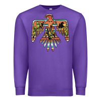 Purple desert thunderbird Premium Sweatshirt - BarkalooDesign
