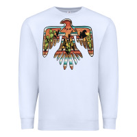 White desert thunderbird Premium Sweatshirt - BarkalooDesign