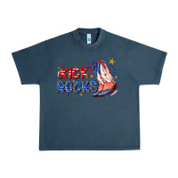 Midnight Navy kick rocks cowboy boots fourth of july Urban Heavy Tee - texasbilliewilder