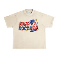 Sandshell kick rocks cowboy boots fourth of july Urban Heavy Tee - texasbilliewilder