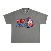 Tornado kick rocks cowboy boots fourth of july Urban Heavy Tee - texasbilliewilder