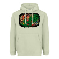 Matcha green buffalo plaid christmas background Heavyweight Hoodie - AdoDesignShop