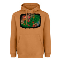 Meerkat green buffalo plaid christmas background Heavyweight Hoodie - AdoDesignShop
