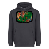 Smoke green buffalo plaid christmas background Heavyweight Hoodie - AdoDesignShop