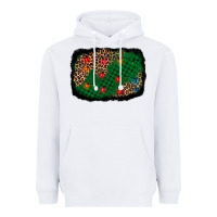 White green buffalo plaid christmas background Heavyweight Hoodie - AdoDesignShop