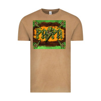 Vintage Camel papa  lightning camouflage Vintage Tee - BarkalooDesign