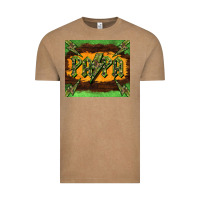 Vintage Coffee papa  lightning camouflage Vintage Tee - BarkalooDesign