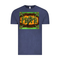Vintage Denim papa  lightning camouflage Vintage Tee - BarkalooDesign