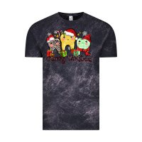 Cloud Black merry christmas tooth Vintage Tee - Zillion Design Studio