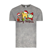 Cloud Rock merry christmas tooth Vintage Tee - Zillion Design Studio