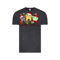 Vintage Black merry christmas tooth Vintage Tee - Zillion Design Studio