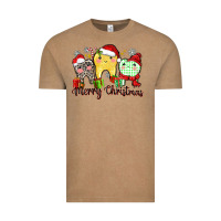 Vintage Coffee merry christmas tooth Vintage Tee - Zillion Design Studio