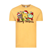Vintage Mustard merry christmas tooth Vintage Tee - Zillion Design Studio