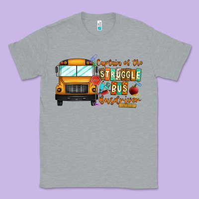 Captain Of Struggle Bus Busdriver Classic Tee Designed By Cowhidedigitalart