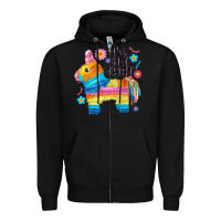Black id hit that  mexican llama pinata Zipper Hoodie - JahusDesignShop
