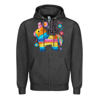 Charcoal Heather id hit that  mexican llama pinata Zipper Hoodie - JahusDesignShop