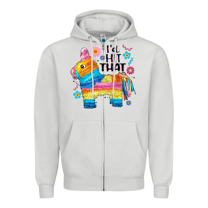 Id Hit That  Mexican Llama Pinata Zipper Hoodie by JahusDesignShop | Teevron