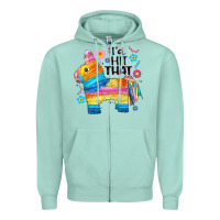 Seafoam id hit that  mexican llama pinata Zipper Hoodie - JahusDesignShop