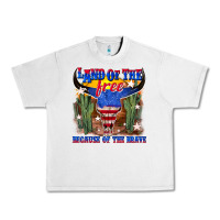 Lunar Rock land of the free because of the brave Urban Heavy Tee - texasbilliewilder