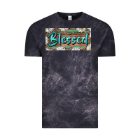 Cloud Black Blessed With Daisy And Leopard Vintage Tee - RanaPortraitStore