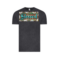 Vintage Black Blessed With Daisy And Leopard Vintage Tee - RanaPortraitStore