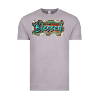 Vintage Zinc Blessed With Daisy And Leopard Vintage Tee - RanaPortraitStore