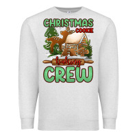 Oatmeal Heather Christmas cookie baking crew Premium Sweatshirt - Jasminsmagicworld