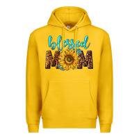 Lemon blessed mom with sunflower Premium Hoodie - NancyCooperArtShop