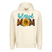 Sandshell blessed mom with sunflower Premium Hoodie - NancyCooperArtShop