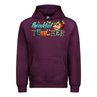 Mauve Wine thankful teacher Urban Hoodie - BundleAndBundleShop