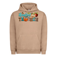 Pigment Burro thankful teacher Urban Hoodie - BundleAndBundleShop