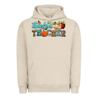 Pigment French Oak thankful teacher Urban Hoodie - BundleAndBundleShop