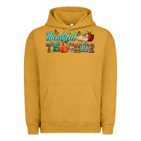 Pigment Peanut Butter thankful teacher Urban Hoodie - BundleAndBundleShop