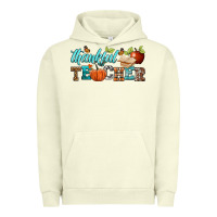 Pigment Pistachio thankful teacher Urban Hoodie - BundleAndBundleShop