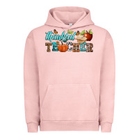 Pigment Salmon thankful teacher Urban Hoodie - BundleAndBundleShop