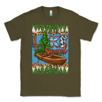Army Green lake squad air freshener Classic Tee - HRA Design Shop
