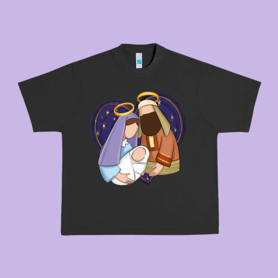 Urban Heavy Tee holy night jesus birth