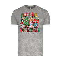 Cloud Rock just a girl who loves christmas Vintage Tee - Zillion Design Studio