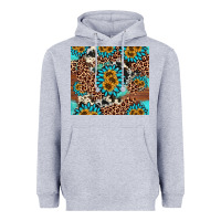 Heather Grey gemstone sunflower Heavyweight Hoodie - AdoDesignShop